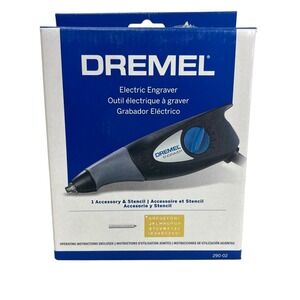 Dremel Electric Engraver Tool 290‎ 02 With Accessory Stencil